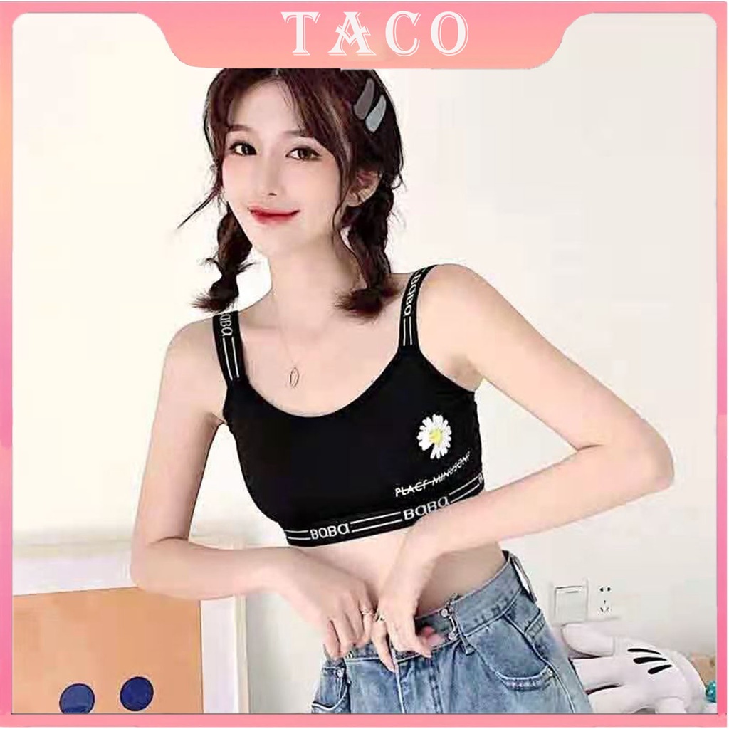 Áo Lót Thể Thao Chất Liệu Cotton Thân Thiện Với Da Dành Cho Nữ 10-16 Tuổi