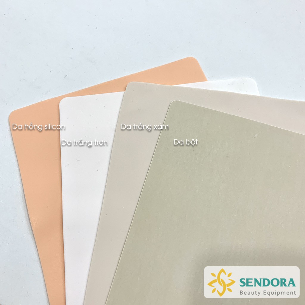 5 miếng Da giả học phun xăm, tập xăm, da bột điêu khắc