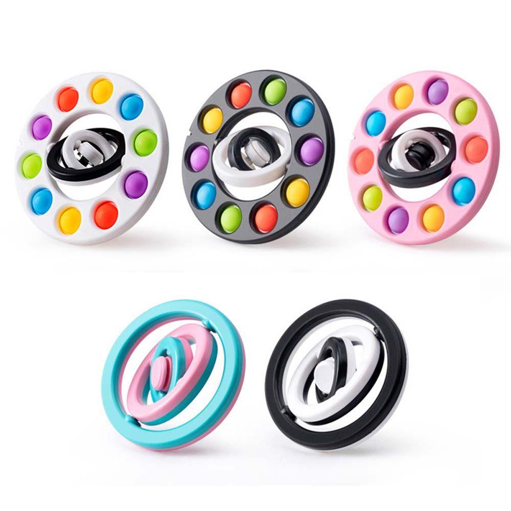 YIYU Con Quay Đồ Chơi Fidget Spinner BằNg Silicone GiúP GiảM stress Cho NgườI LớN / Trẻ Em