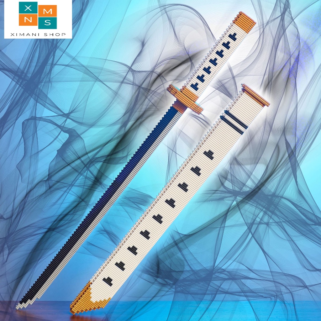 Mô Hình Lắp Ráp Kiếm Zoro Katana Có Vỏ Linkgo Nhân Vật Anime One Piece Đồ Chơi 3D Dài 63cm - Đảo Hải Tặc