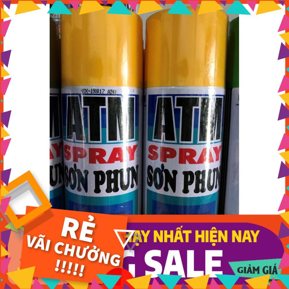 [BÁN CHẠY]  Sơn xịt ATM Spray Đủ Màu Giá sỉ (Mầu gì k có trong bảng các bạn nt hỏi mầu nhé)