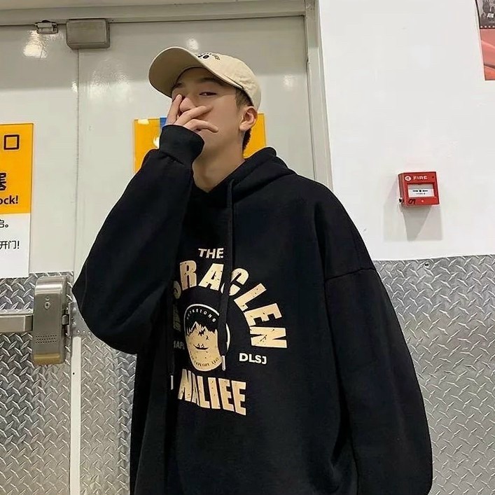 Áo Hoodies Nam Nón Lớn 2 Lớp Trùm Đầu Chất Nỉ Dày Mịn In Chữ Form Rộng Mặc Đẹp Thoải Mái NEW UNISEX
