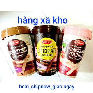 Bánh Quế Ống Kokola Majorico  120gr 1 lon 2 vị siêu ngon_ 9/2023