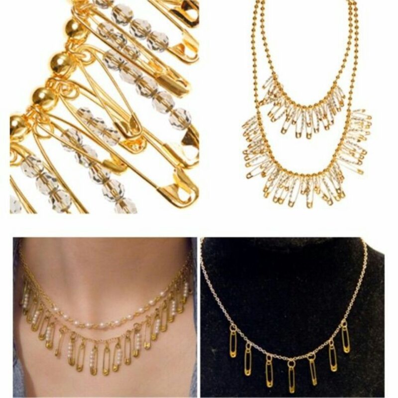 Set 10 cây kim tây mạ vàng 0,5 x 2cm