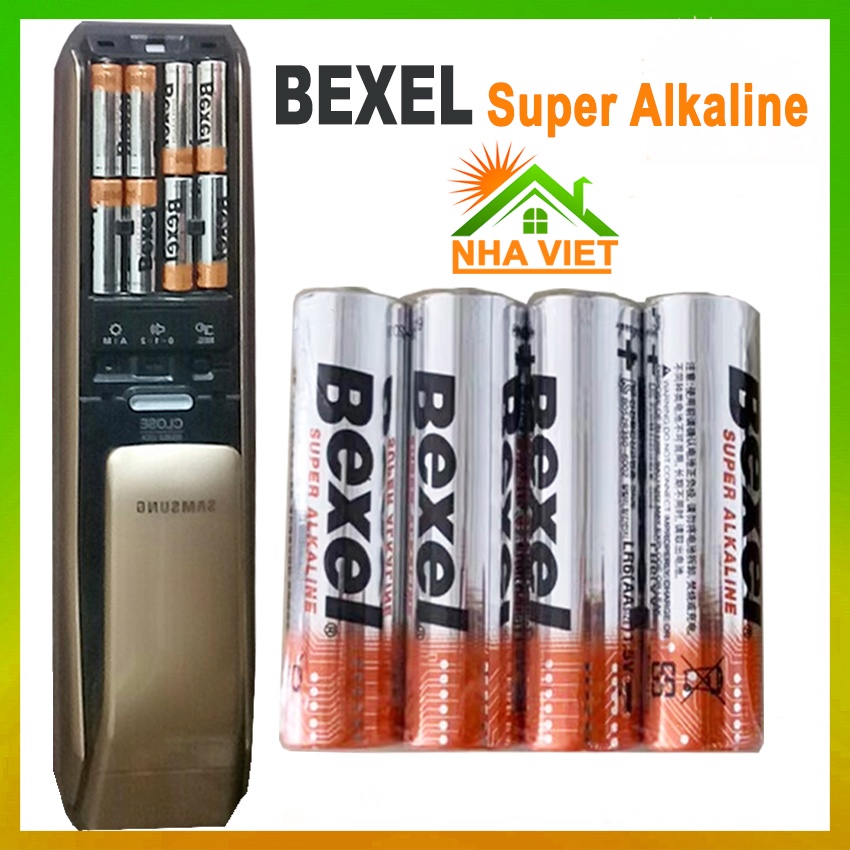 Pin aa bexel lr6 super alkaline hàn quốc khóa cửa vân tay khóa cửa từ