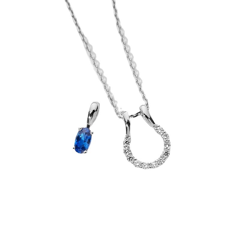 Vòng Cổ Bạc Hình Móng Ngựa Hoang Dã Độc Đáo Đính Đá Cho Nữ DB2667 Bảo Ngọc Jewelry