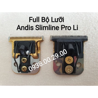 Lưỡi Andis Slimline Pro Li Các Loại Cắt Cạo Chấn Viền Sắt Nét. Bộ Lưỡi Thép Tông Đơ Chấn Viền Andis. (Ảnh thật)