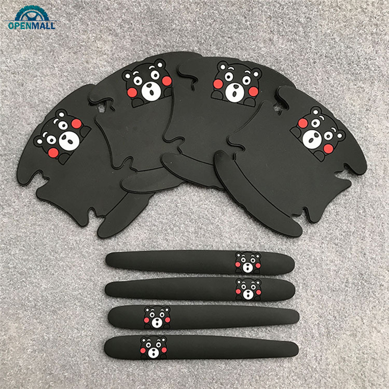 Set 8 Miếng Dán Góc Cửa Xe Ô Tô Hình Hoạt Hình Đáng Yêu Xinh Xắn