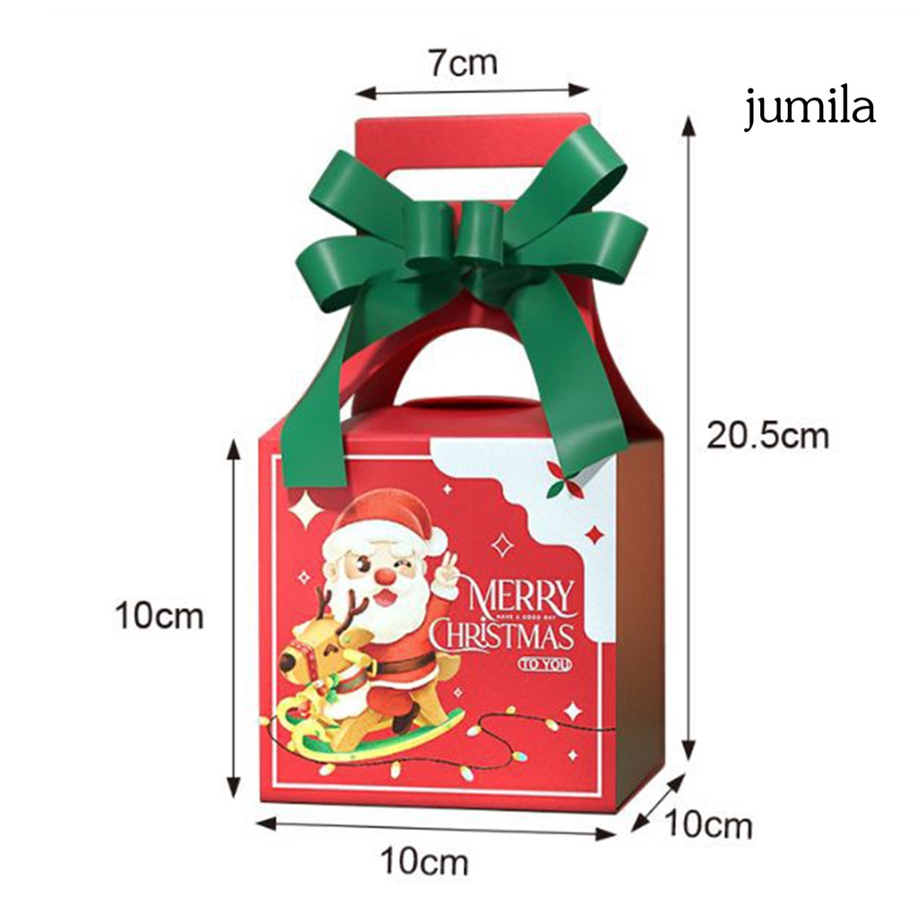 Set 5 Hộp Quà Tặng Họa Tiết Tinh Tế Tái Sử Dụng Viền Mịn Màng Không Mùi Màu Trắng Làm Quà Tặng Giáng Sinh Merry Christmas