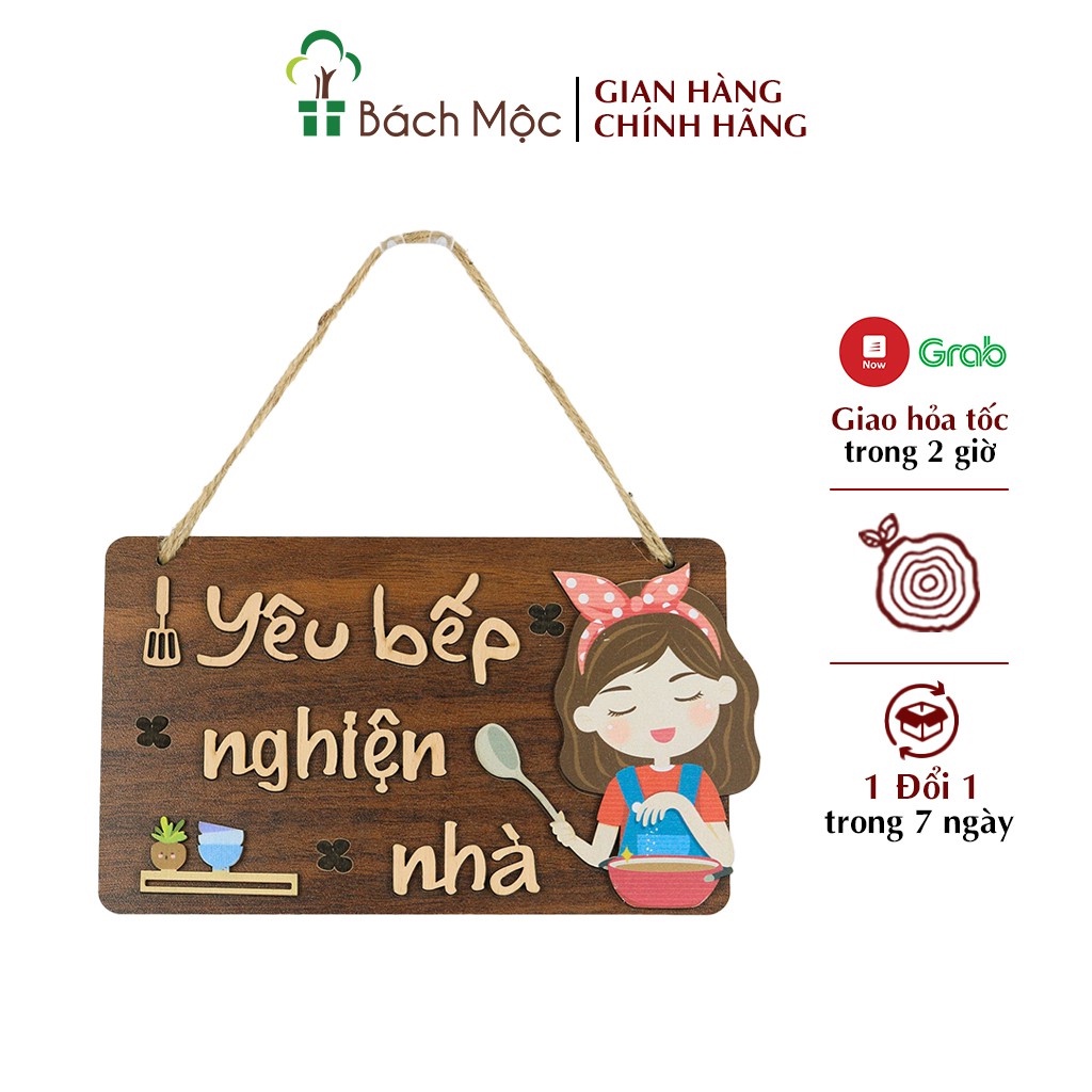 [Mã BMBAU50 giảm 7% đơn 99K] Bảng Gỗ Trang Trí Nhà Cửa BÁCH MỘC Nhiều Mẫu Treo Tường, Treo Cửa