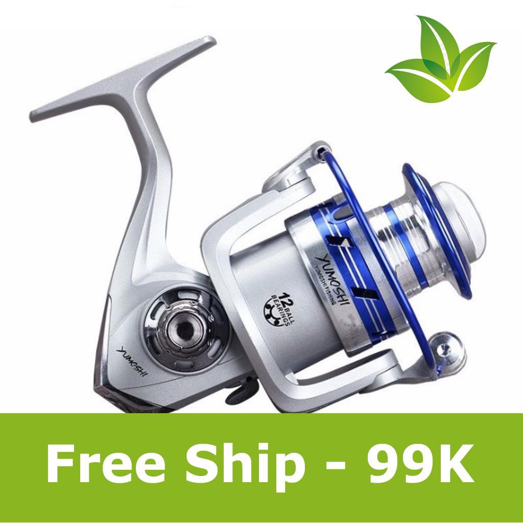 Máy câu cá kim loại yumoshi al 7000 hàng chuẩn