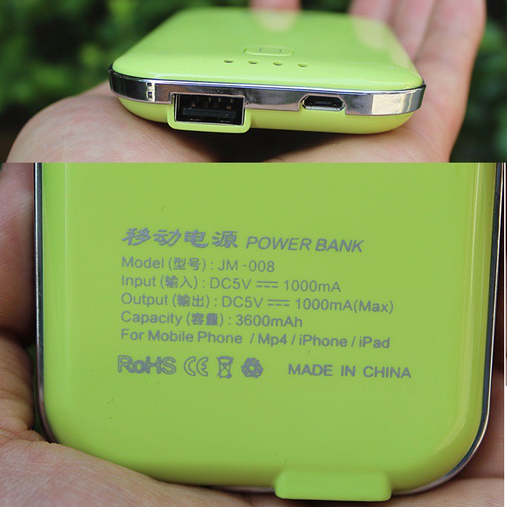 Pin sạc dự phòng đủ 10.400mAh