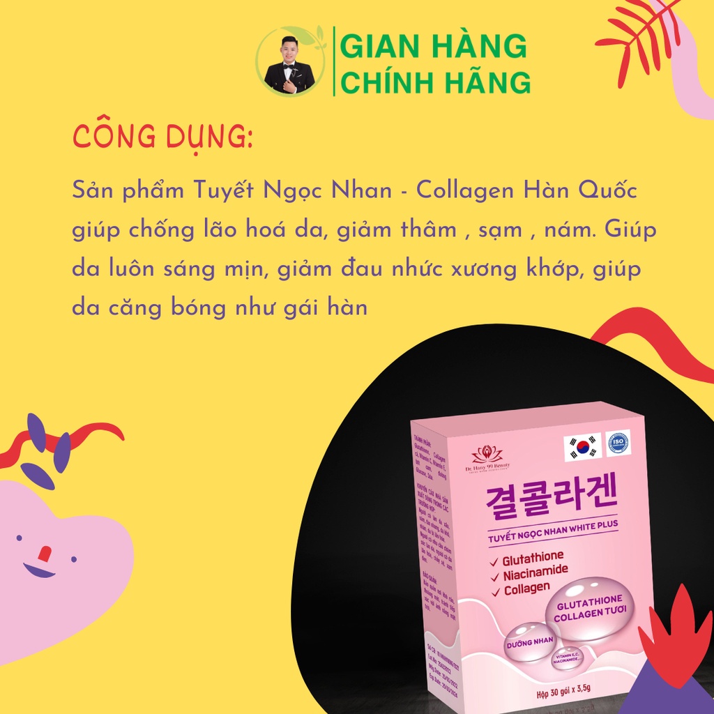 Tuyết ngọc nhan WHITE PLUS - Collagen truyền trắng