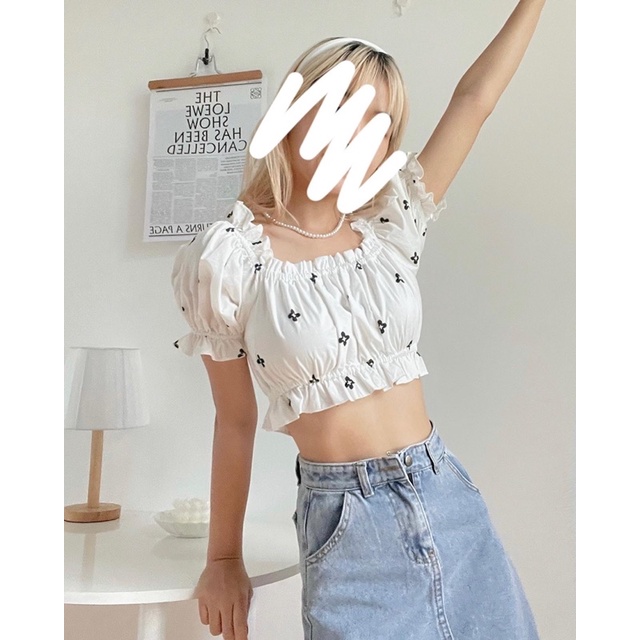 Áo Yoona Top hoa 18made ✿ 𝐁𝐲 𝐄𝐢𝐠𝐡𝐭𝐞𝐞𝐧 𝐀𝐠𝐚𝐢𝐧