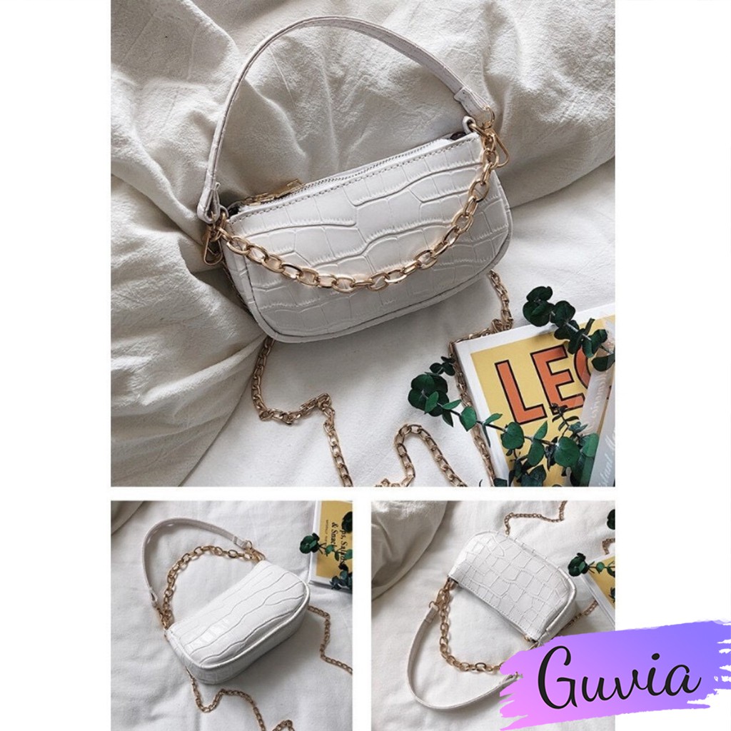 [Mã WAMT2405 giảm 10K đơn 0K] Túi kẹp nách da vân cá sấu GT02 túi đeo chéo sang trọng | BigBuy360 - bigbuy360.vn