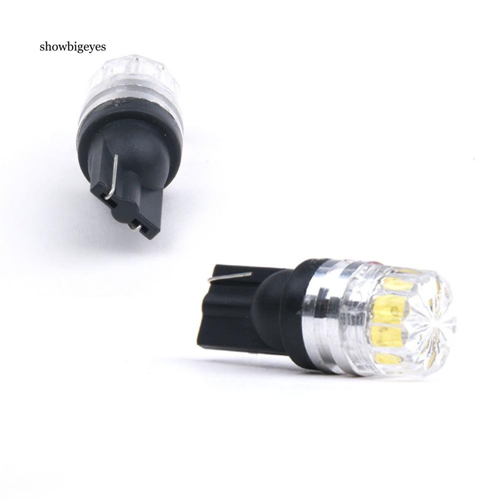 2 Đèn led T10 5050 5SMD 12V chuyên gắn đuôi xe ô tô