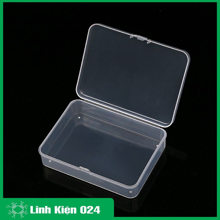 Hộp nhựa trong suốt 11.5x8.5x2.85cm đựng linh kiện điện tử, ic, các vật dụng nhỏ tiện dụng