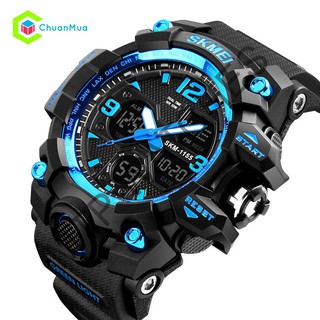 Đồng hồ Nam Skmei Điện Tử Thể Thao Chống Nước SK1155B - Xanh Dương -MTP WATCHES