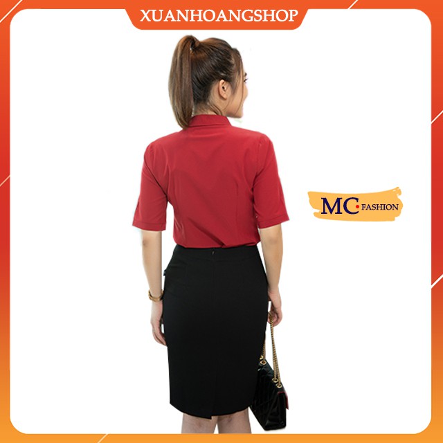 Chân Váy Bút Chì Mc Fashion Ôm, Kiểu Dáng Nữ Công Sở, Cạp Lưng Cao, Vải Đẹp, 2 Màu ( Đen – Xanh Tím Than ) Cv0413 | BigBuy360 - bigbuy360.vn