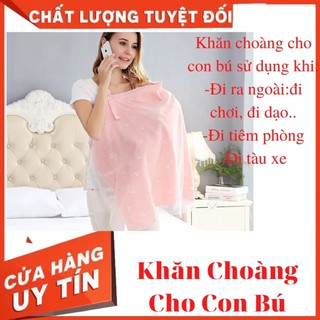 Khăn choàng cho bé bú