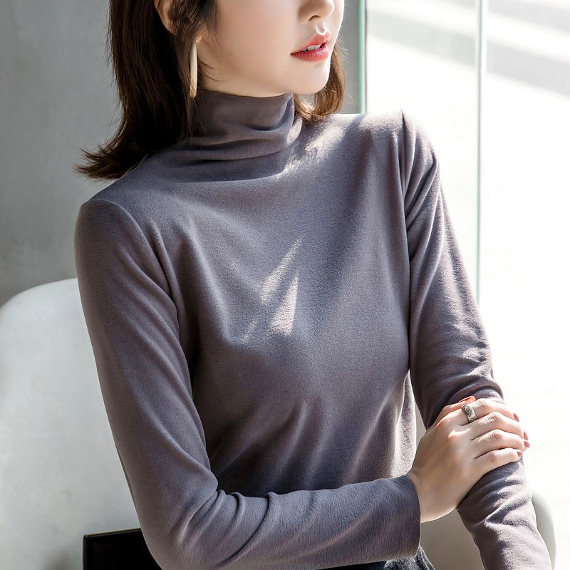 Áo Giữ Nhiệt Nữ , Áo Giữ Nhiệt Cổ 3 Phân Xuất Nhật Motie ( Túi Zip - Áo Giữ Nhiệt