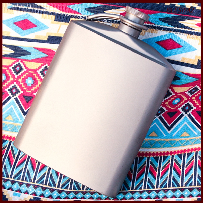 Portable Titanium Hip Flask Liquor Drink Bottle Container Barware 260ml/9 oz