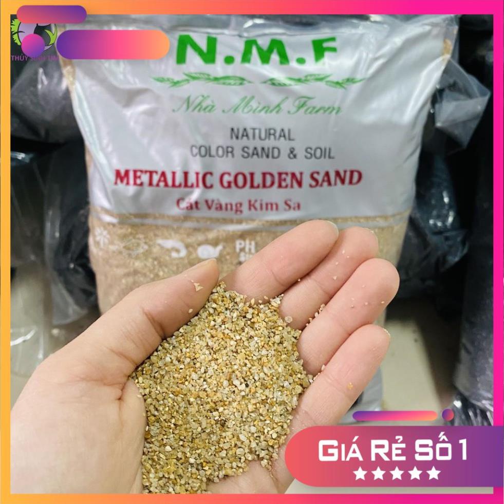 GIÁ CỰC RẺ- Cát Nắng Vàng Kim Sa 1kg - Nền Trang Trí Bể Cá, Bể Thủy Sinh
