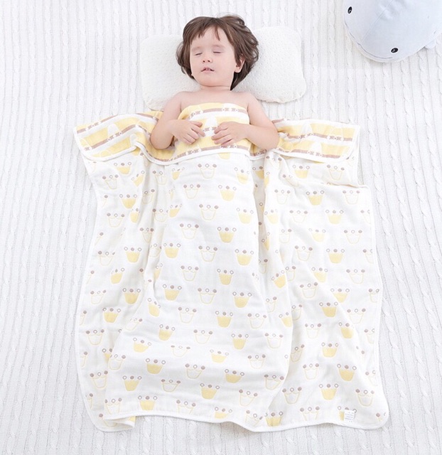 KHĂN XÔ 6 LỚP 100% COTTON - KT80*80cm