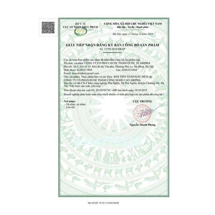 ✅ Kim Tiền Thảo Râu Mèo - 100 viên - DHG Pharma