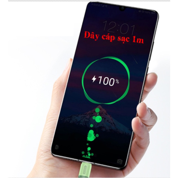 Dây Cáp Sạc Nhanh Usb Type C Bằng Silicon Cho Samsung Xiaomi Huawei Apple Iphone Vivo Oppo