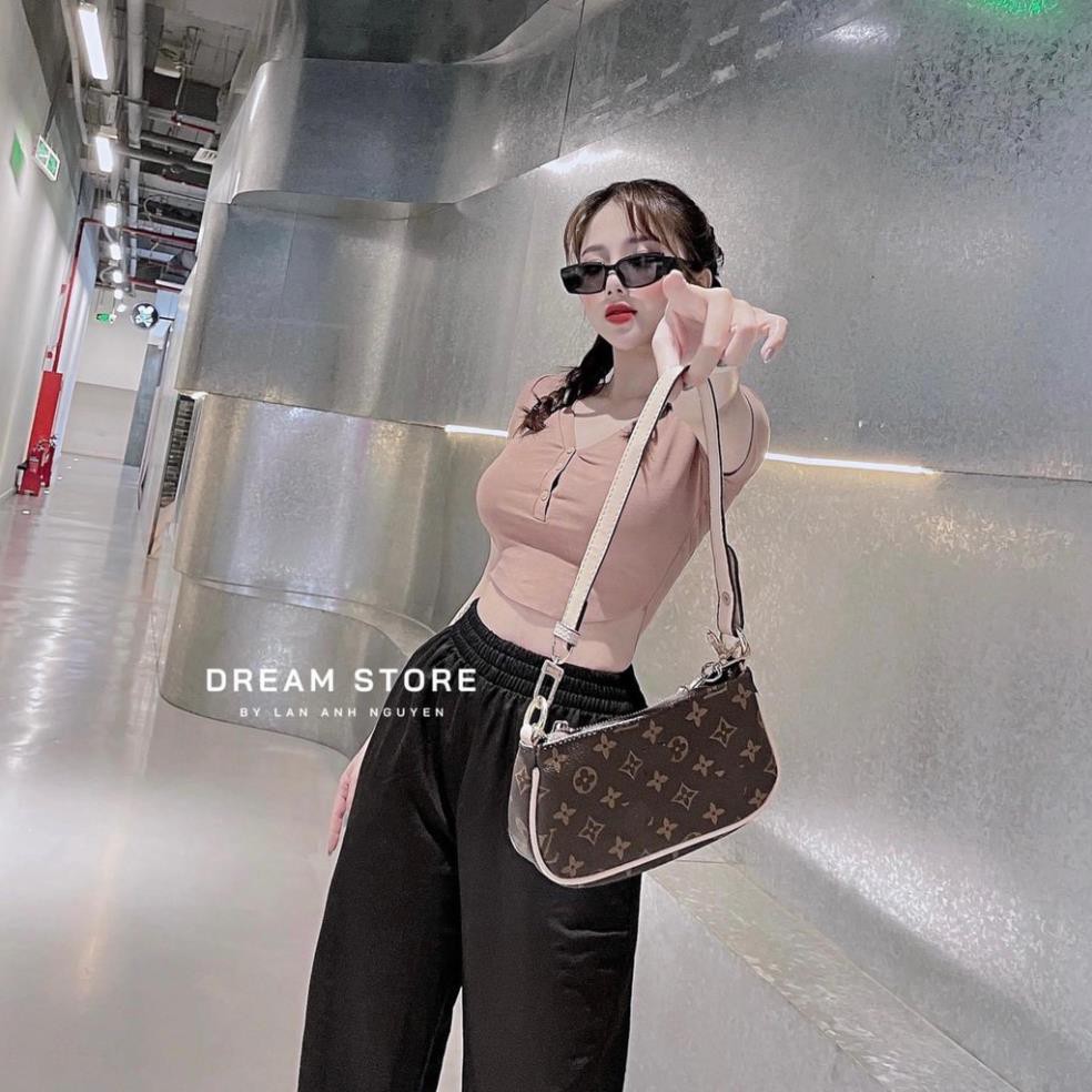 Set đồ nữ cá tính, set thể thao lửng áo thun đi chơi sang chảnh mùa hè đẹp 8A00038 THVVN | BigBuy360 - bigbuy360.vn