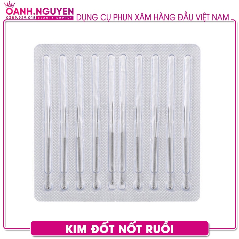 Kim đốt nốt ruồi, đầu lắp máy đốt nốt ruồi