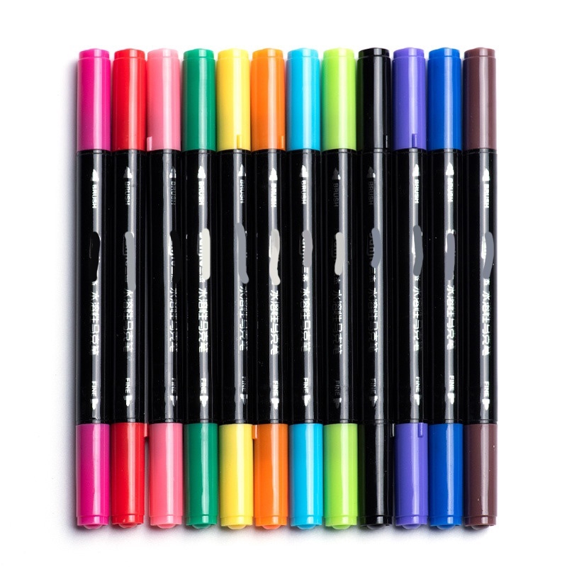 Bộ 12/18/24 Bút Lông Màu Nước