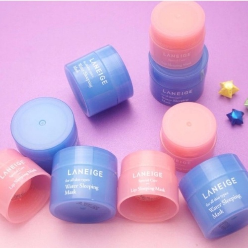 Set 3 Món Mặt Nạ Ngủ Laneige Mặt nạ môi Kem dưỡng siêu cấp nước - licyhouse