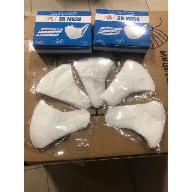 Hộp 50 cái khẩu trang 3D mask | BigBuy360 - bigbuy360.vn