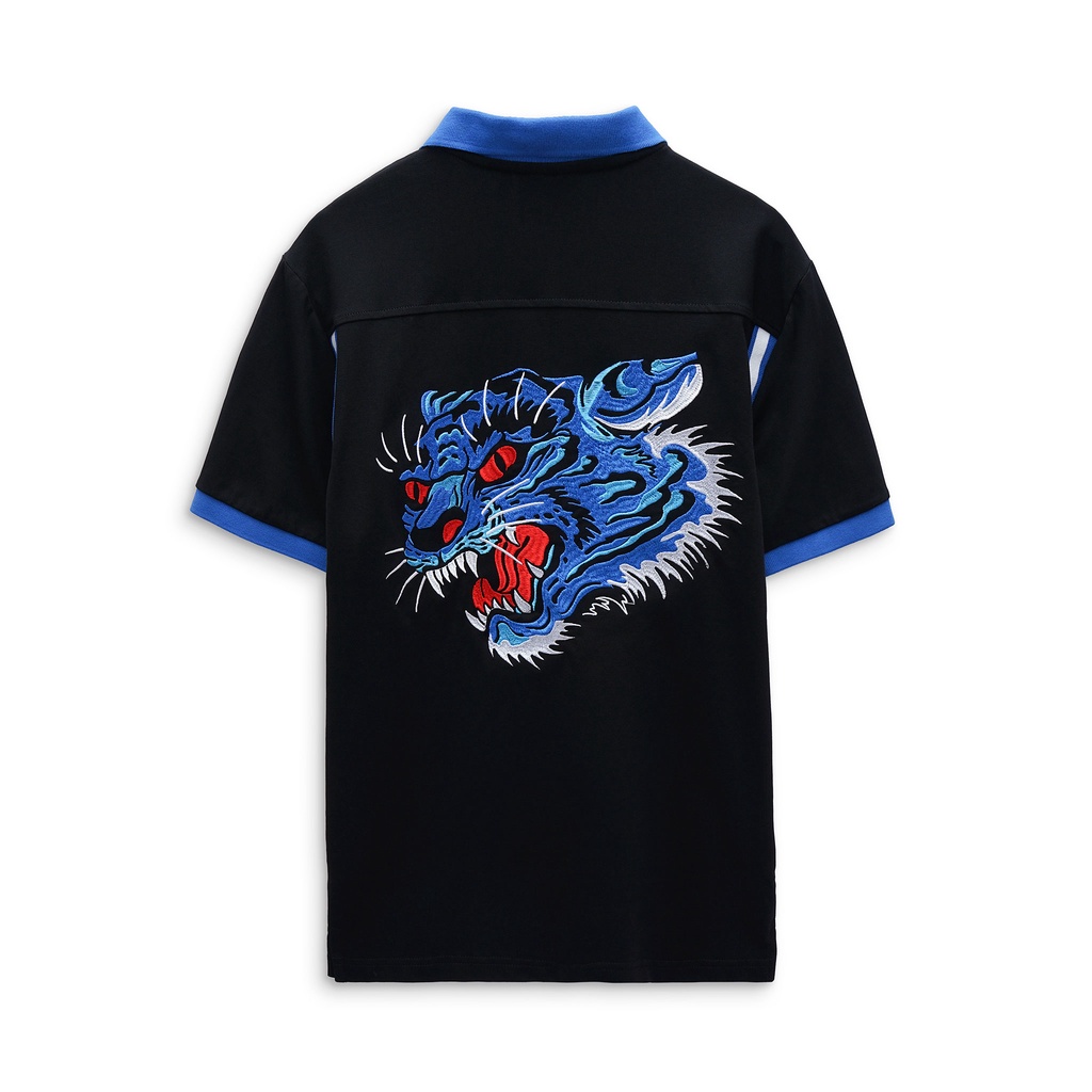 Áo Polo Nam New Mix Blue Tiger , Chất Thun Cotton Thoải Mái , PL002983,Somehow