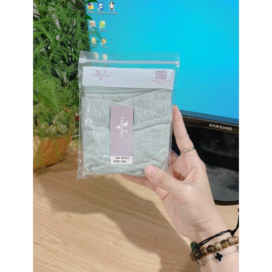 Quần lót bầu VORONIN cạp chéo cotton siêu đẹp