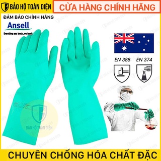 Găng tay Ansell 37-176 cao su cao cấp, chống hóa chất, rửa chén bát, giặt giũ, BỀN dai, KHÓ RÁCH, không mùi hôi