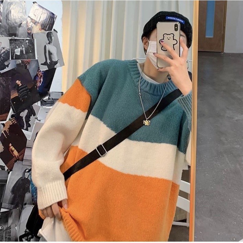 Áo Len Dài Tay Nam Nữ Cổ Tròn Dày Dặn Xu Hướng Thời Trang Hàn Quốc | BigBuy360 - bigbuy360.vn