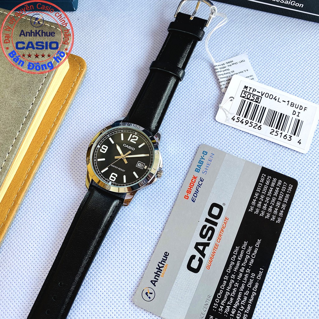 Đồng hồ nam Casio MTP-V004 MTP-V004L MTP-V004GL bảo hành 1 năm chính hãng Anh Khuê | BigBuy360 - bigbuy360.vn
