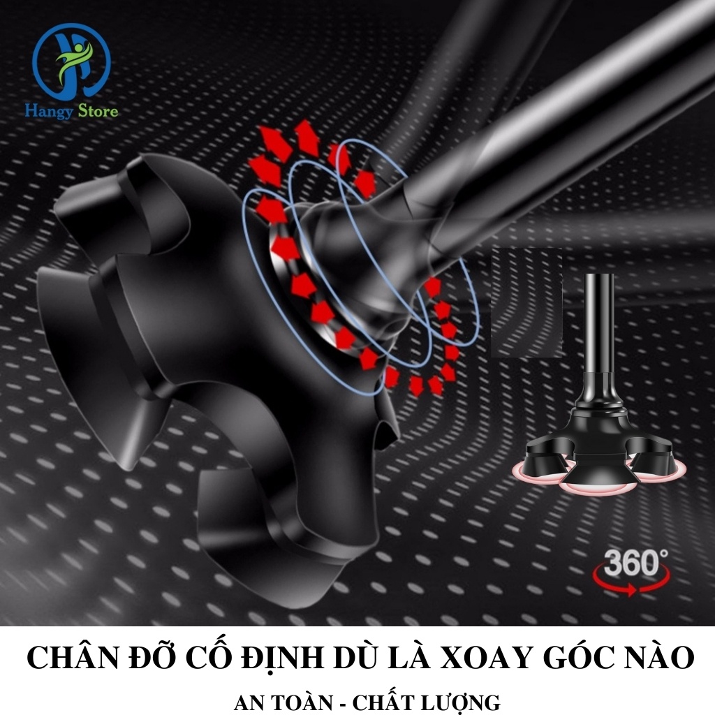 Gậy chống đa năng có đèn pin và tay cầm chống trượt cho người già giúp ông bà đi lại dễ dàng