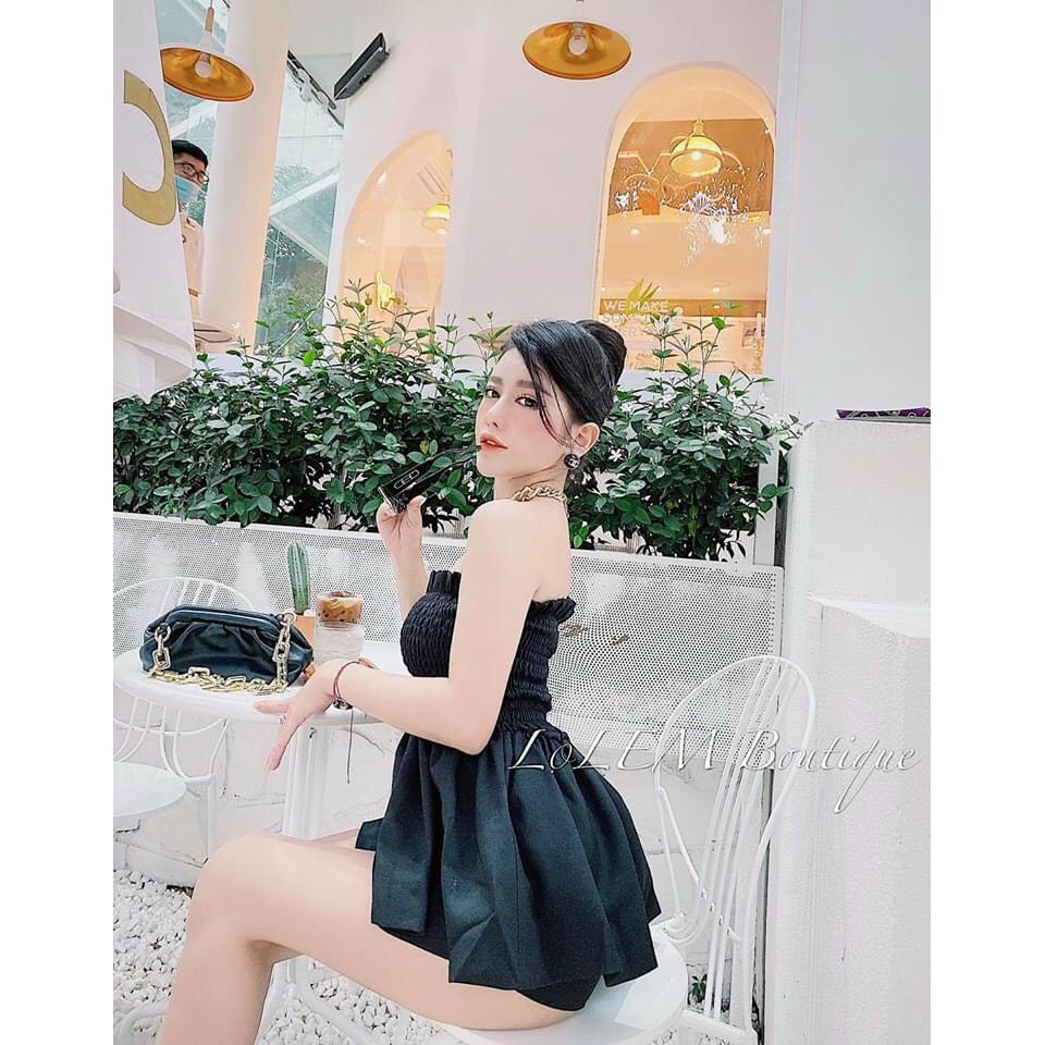 áo ống dáng dài phủ mông cực xinh xắn