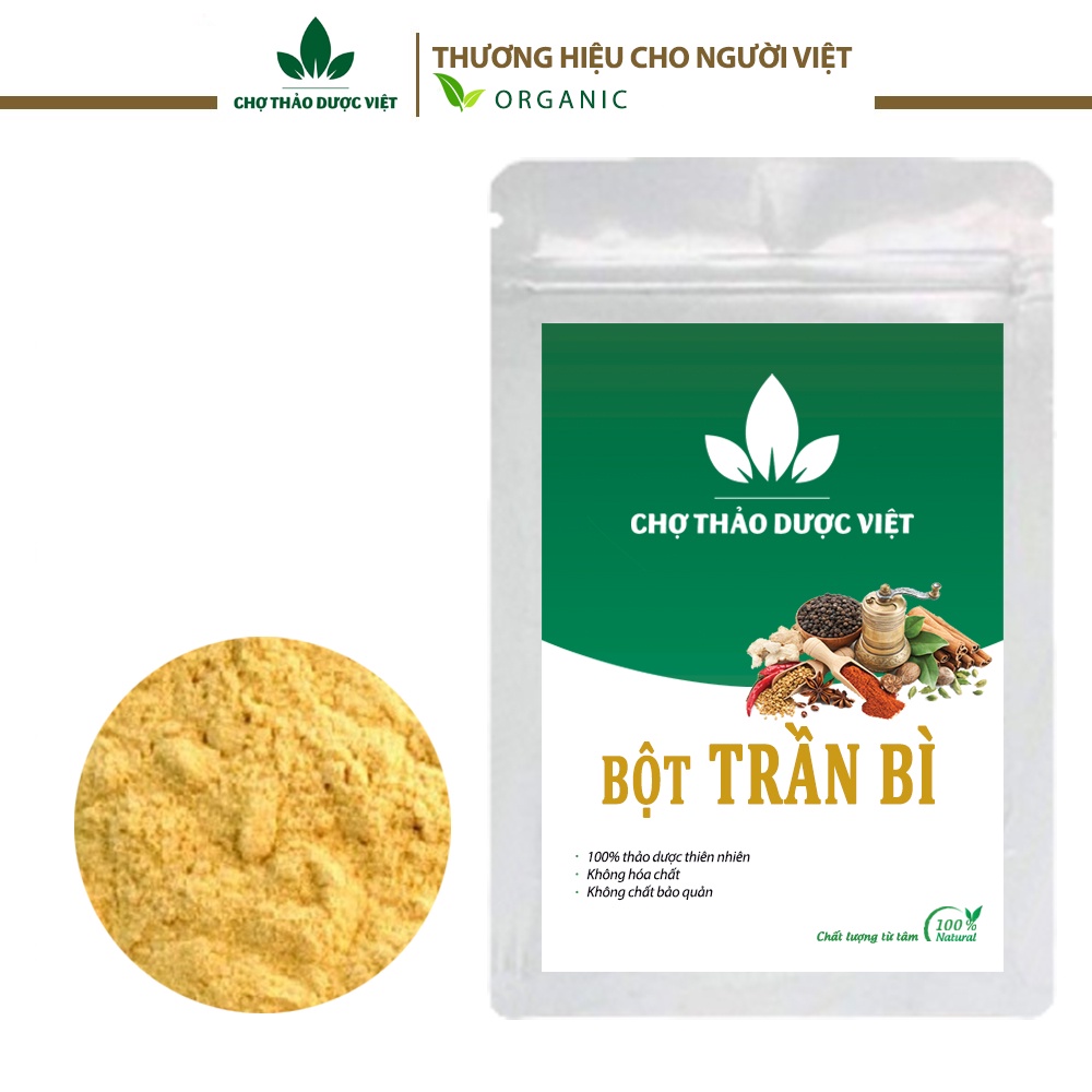 Bột trần bì nguyên chất 500g ( Bột vỏ cam, quýt nguyên liệu dưỡng trắng, sáng d a)- Chợ Thảo Dược Việt