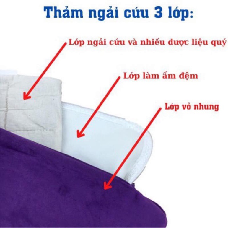 [ HOT ]Thảm ngải cứu, Đệm sưởi ngải cứu đông y Trung Quốc, giúp thư giãn kinh mạch