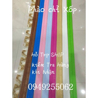 Phào Chỉ Xốp Dán Tường Cao Cấp - Màu Tự Chọn Đa Dạng Khổ 2,35met x 8cm