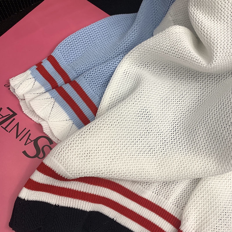 Áo polo Ngắn Tay Phối Màu Sắc Trẻ Trung Thời Trang Mùa Hè Cho Nữ