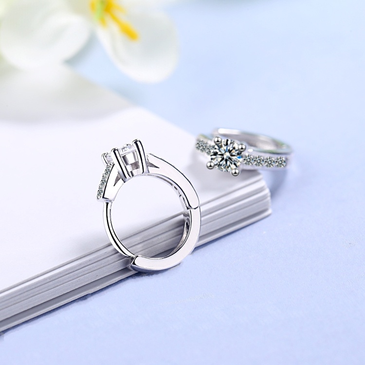 Bông tai tròn khoen bấm nhỏ xinh, bạc Ý S925 - HT303
