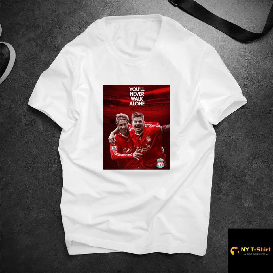 [Freeship] Áo Thun In Hình Gerrard và Torres Mã 04 - Áo In Hình Cầu Thủ Bóng Đá