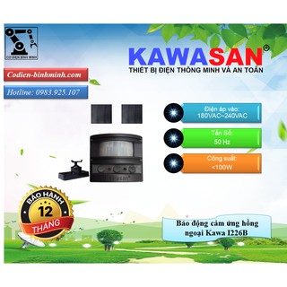 Báo động cảm ứng hồng ngoại Kawa I226B