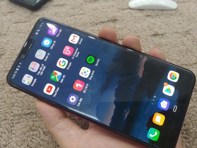 Kính cường lực Full keo UV cho LG G8 Full màn hình trong suốt